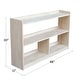 preview thumbnail 7 of 12, International Concepts Abby Divided Bookcase - 30"H