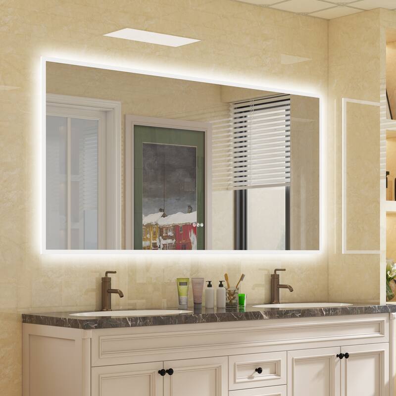 Modern Wall Mounted LED Bathroom mirror