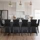 Option Black Velvet Set of 6