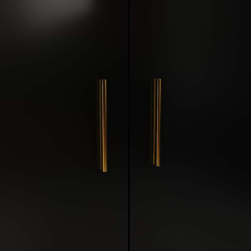 Modern Bathroom Vanity and LED Medicine Cabinet Set