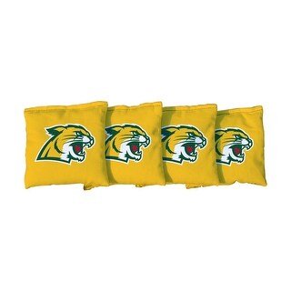 Northern Michigan Wildcats Yellow Cornhole Bags