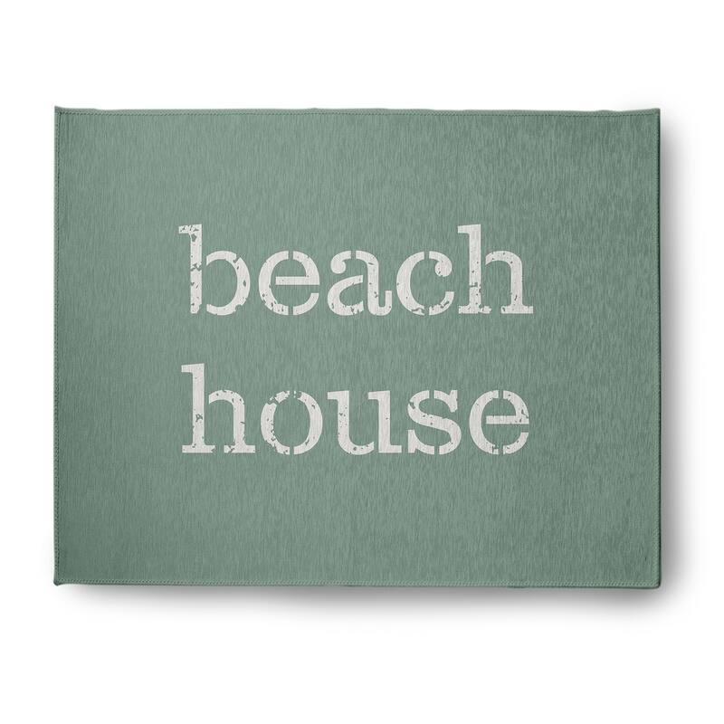 Beach House Nautical Indoor/Outdoor Rug - Sage - 8' x 10'