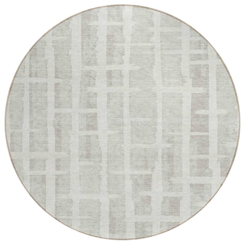 HomeRoots Striped Transitional Rectangle Outdoor Rug