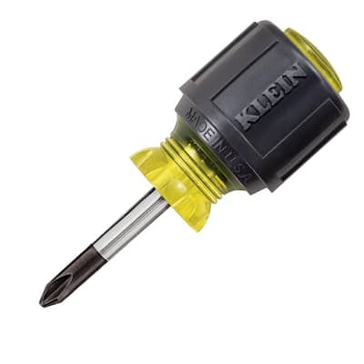 603-1 Stubby Screwdriver, 2 Phillips 1-1/2" Cushion Grip Handle