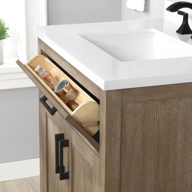 OVE Decors Bailey Bathroom Vanity with Power Bar