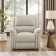 preview thumbnail 20 of 24, Hydeline Erindale Zero Gravity Power Recline and Headrest Top Grain Leather Sofa, Loveseat and Recliner with Built in USB Ports