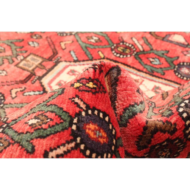 ECARPETGALLERY Hand-knotted Andelz Red Wool Rug - 2'9 x 8'10