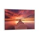preview thumbnail 7 of 10, iCanvas "Sunrise At The Spa" by Jose Antonio Trivino Framed White - 18x26