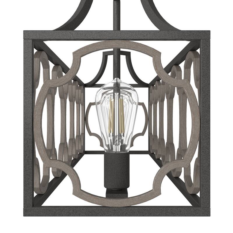 Hunter Stone Creek 5-Light Modern Farmhouse Linear Chandelier - Dining Room - Rustic, Transitional