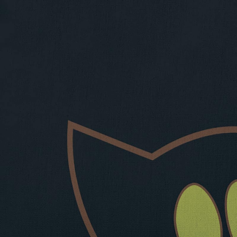 Halloween Cat Eyes Accent Pillow