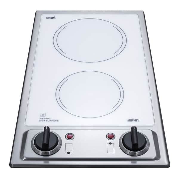 SUMMIT 12 Inch Electric Cooktop with 2-Radiant Elements