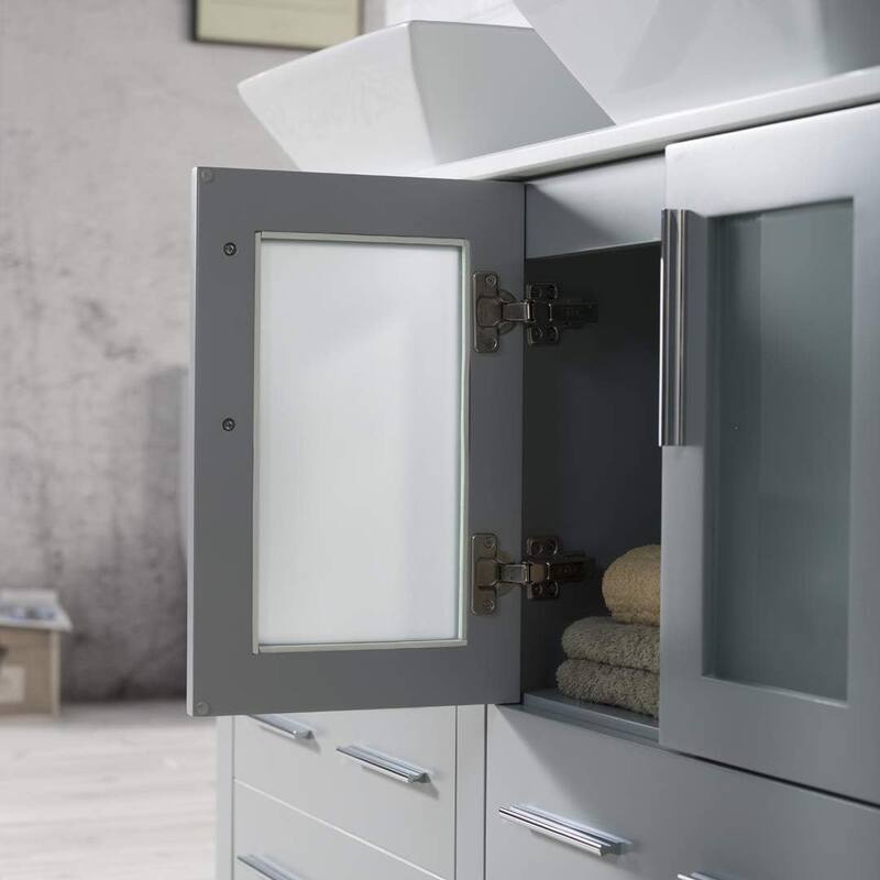 Blossom Sydney 48" Double Bathroom Vanity with Ceramic Sink & Mirrors