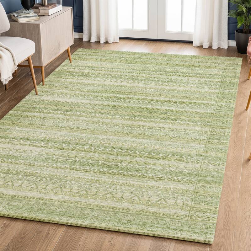 Premium Washable Super Soft Boho Stripes Mayfield Rug