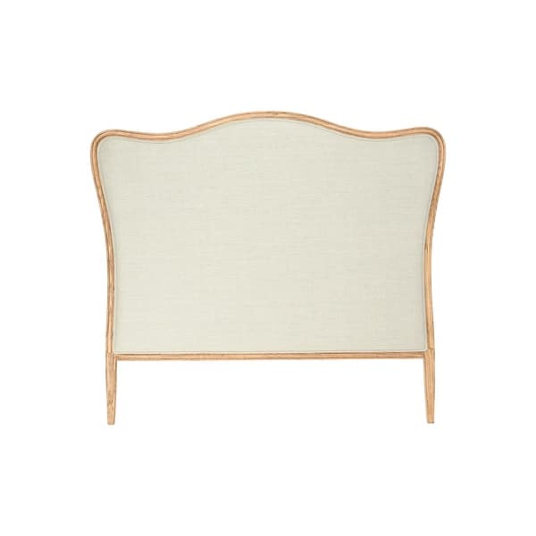 slide 2 of 8, Oak & Linen Headboard Natural and Beige - Queen