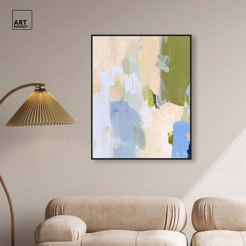 Clover Frost Canvas by Art Remedy