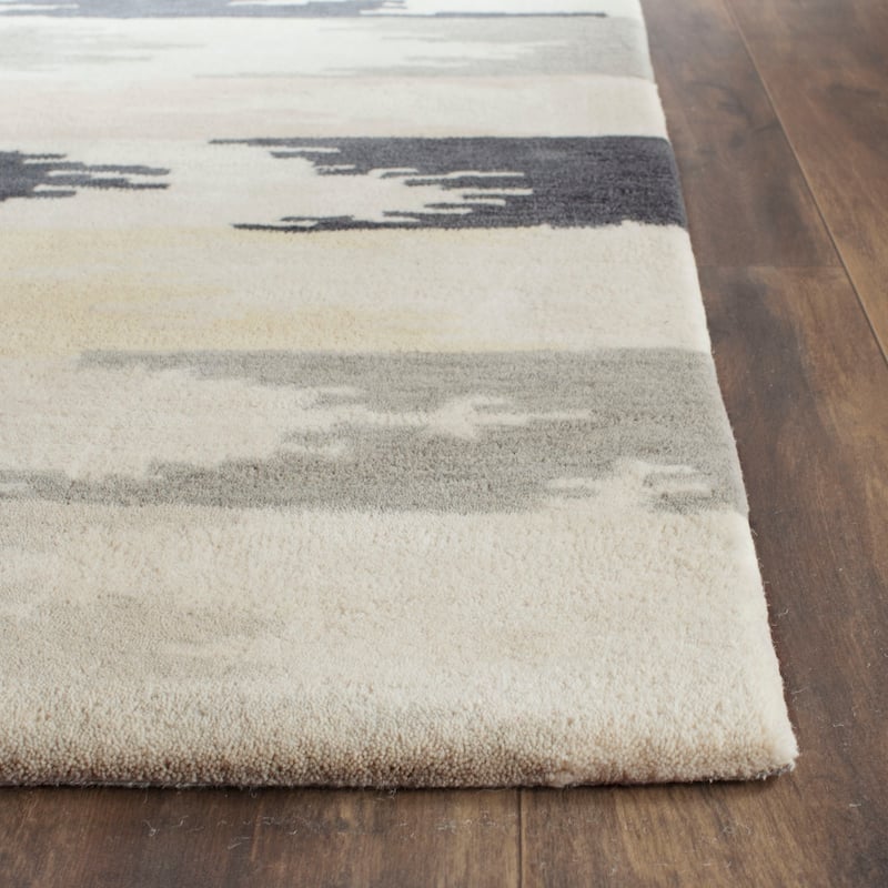 SAFAVIEH Handmade Soho Cayla N.Z. Wool/ Viscose Rug
