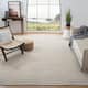 SAFAVIEH Handmade Flatweave Montauk Salinda Casual Cotton Rug - 10' x 14' - Ivory/Light Grey