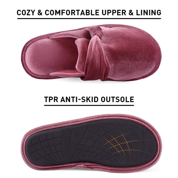 womens velvet house slippers