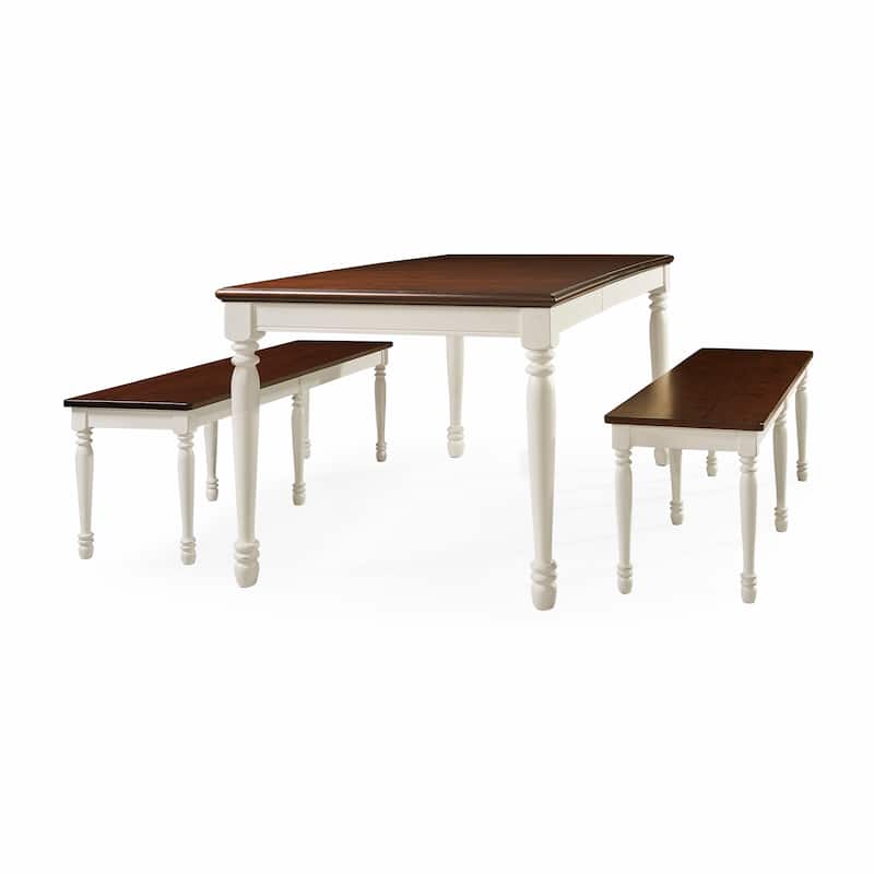 Crosley Shelby 3 Piece Dining Set Table Set for 6