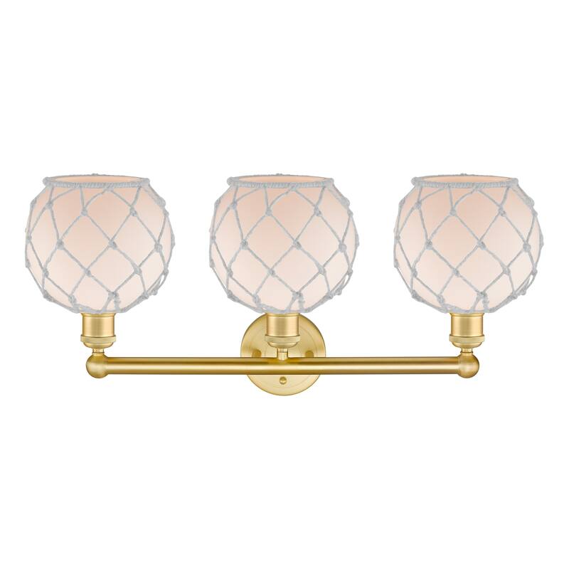 Innovations Lighting Endless Possibilities Edison - Farmhouse Rope - 3 Light 26" Bath Vanity Light