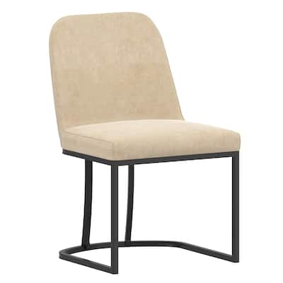 Modern Fabric Dining Chair, Set of 2