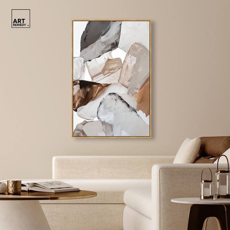 Sedimentary Hues II Canvas by Art Remedy