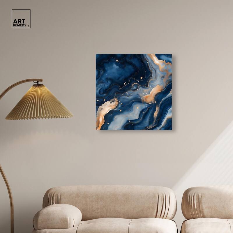 Deep Sea Geode III Canvas by Art Remedy, Gallery Wrapped