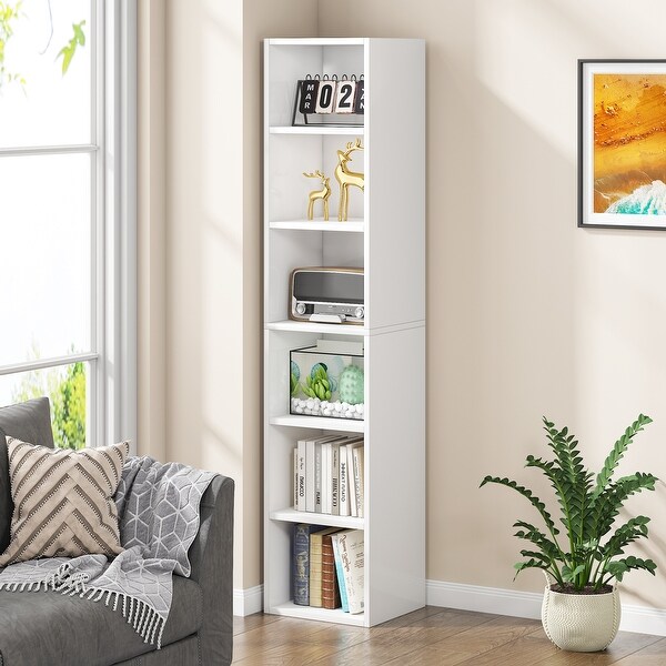 Modern slim bookcase discount