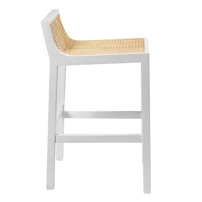 Sherry Counter Height Stool with Natural Cane