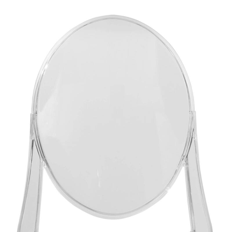 Acrylic Dining Chair Modern Transparent Stackable Side Chair No Asseembly
