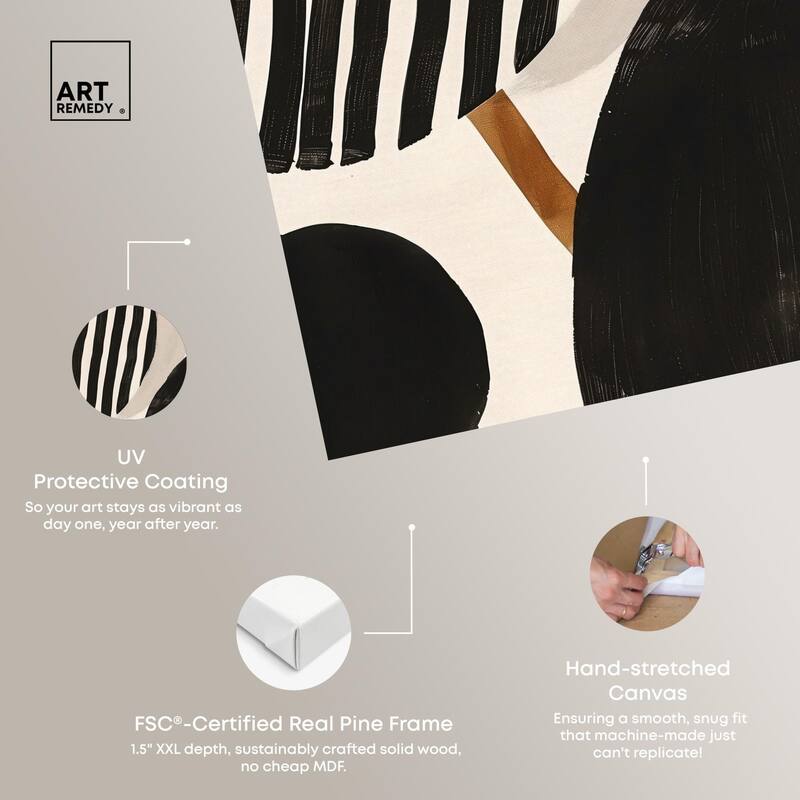 Linear Contempo Canvas by Art Remedy, Gallery Wrapped