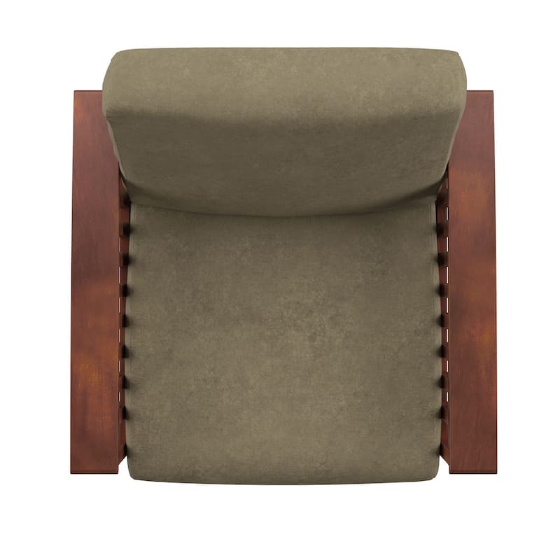 Hills Mission-Style Oak Accent Chair by iNSPIRE Q Classic