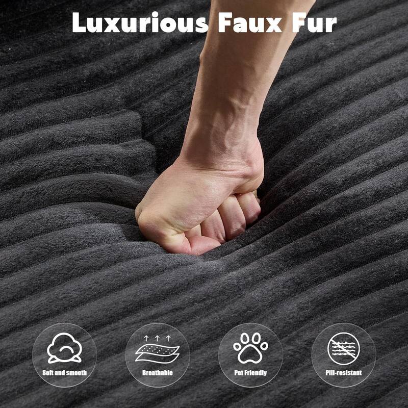 Compression Sectional Couch with Chaise L Shape Sofa Deep Seat Modular Sleeper for Living Room Bedroom Corduroy