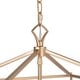 preview thumbnail 10 of 10, Modern Gold 4-Light Geometric Lantern Cage Chandelier for Kitchen Island - L17.7"*W17.7"*H20"
