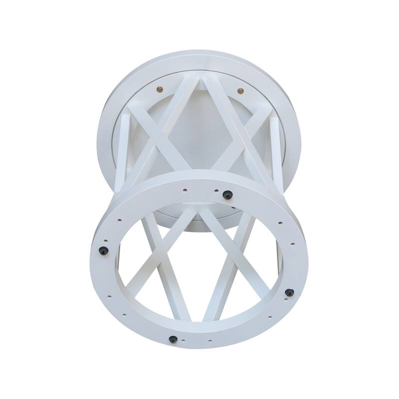 Round Ceylon End Table - 24 in. W x 24 in. D x 24 in. H