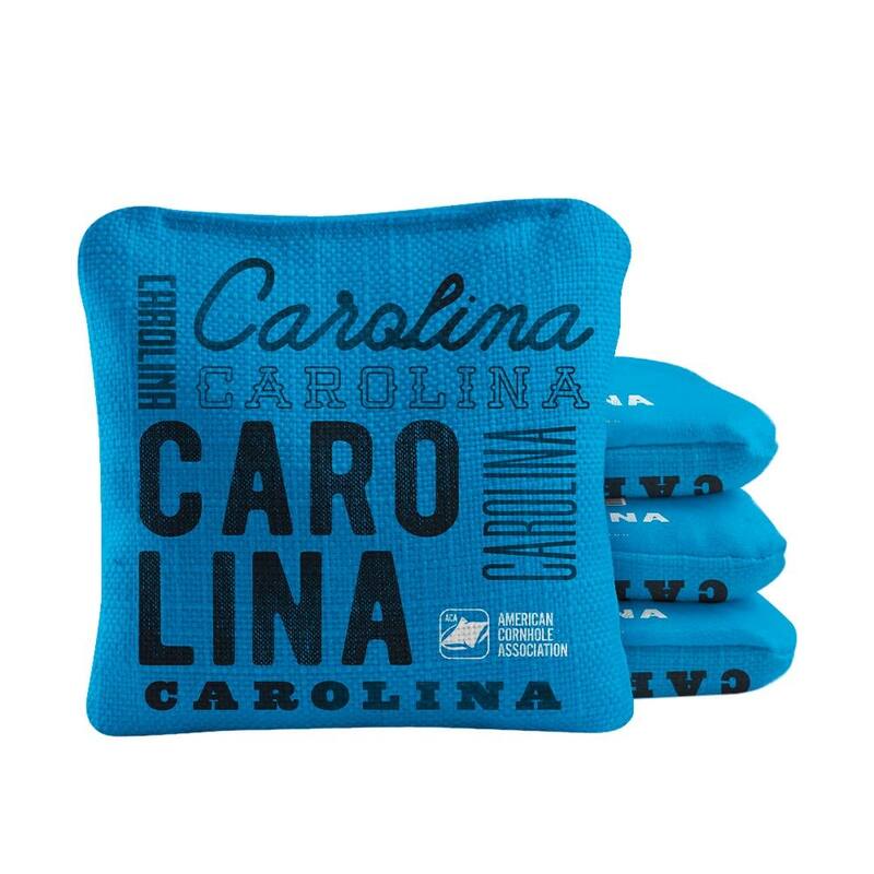 Carolina Football Blue Dual Sided Cornhole Bags