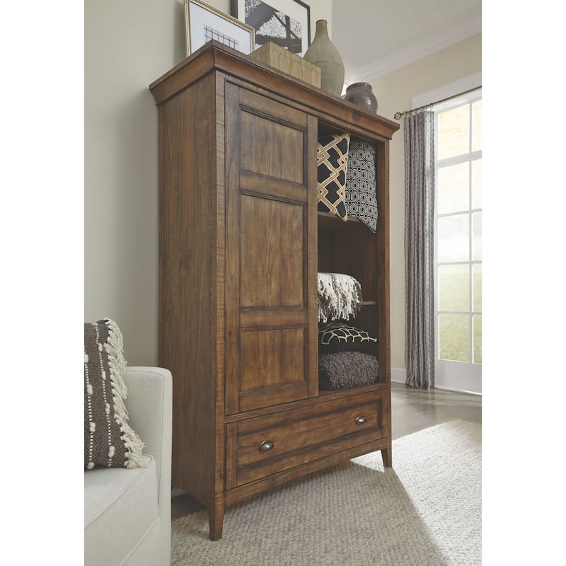 Magnussen Home Bay Creek Toasted Nutmeg Door Chest