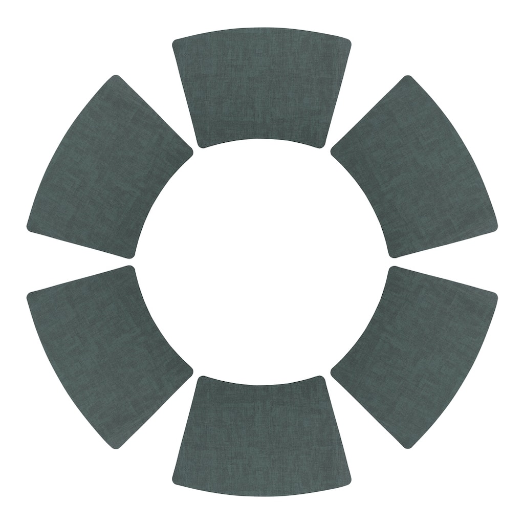 6Pcs Faux Leather Placemats for Kitchen Dining Table Decor, Washable - 19*12in