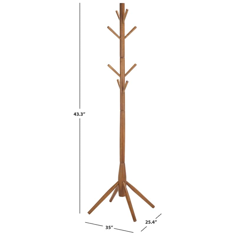 SAFAVIEH Home Sergius Coat Stand - 18"W x 18"D x 71"H