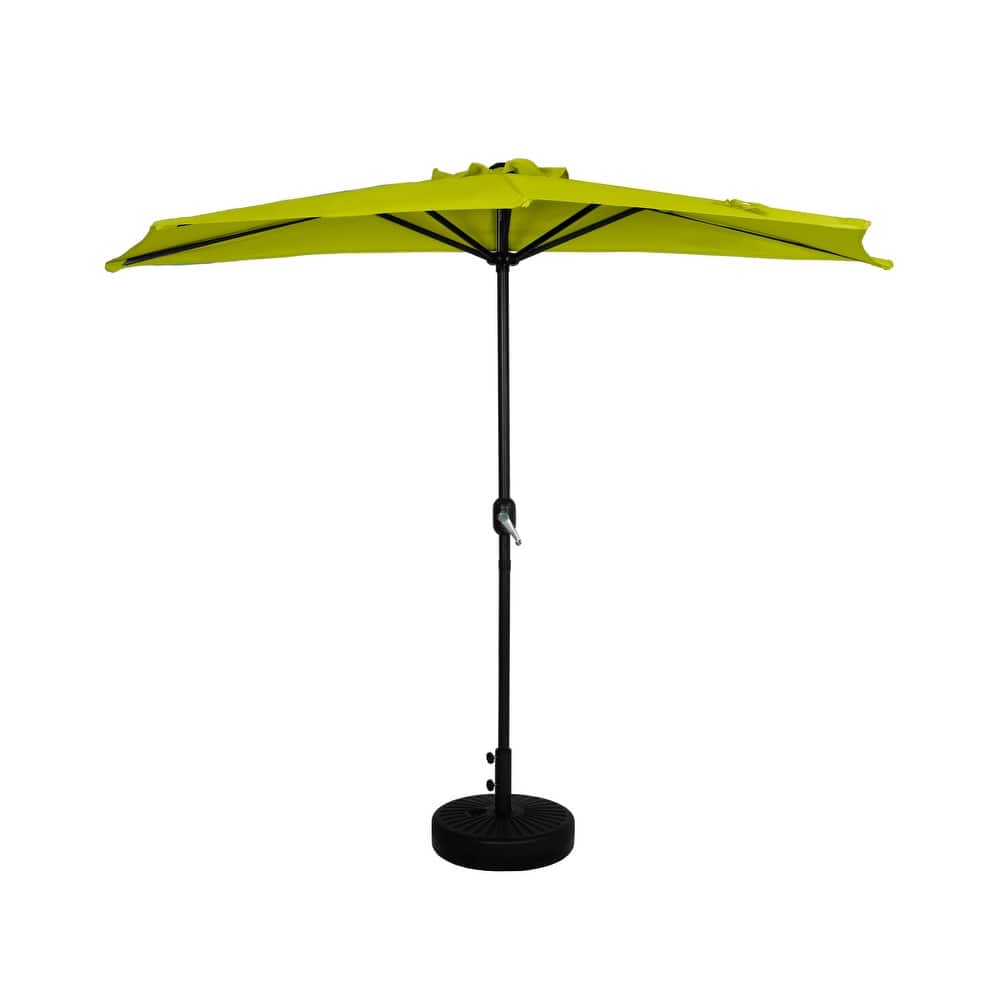 Soomer 9-Ft Half Umbrella with Fillable Black Base