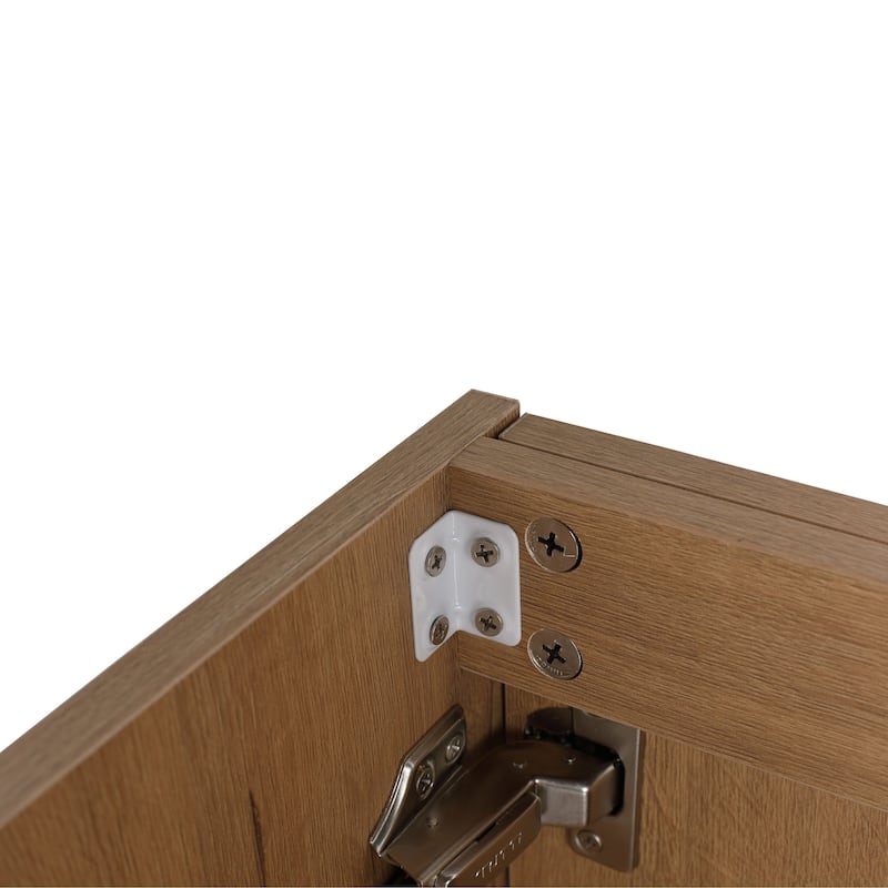 BNK 16/18 Inch Single Sink Bathroom Vanity with Soft Close Door