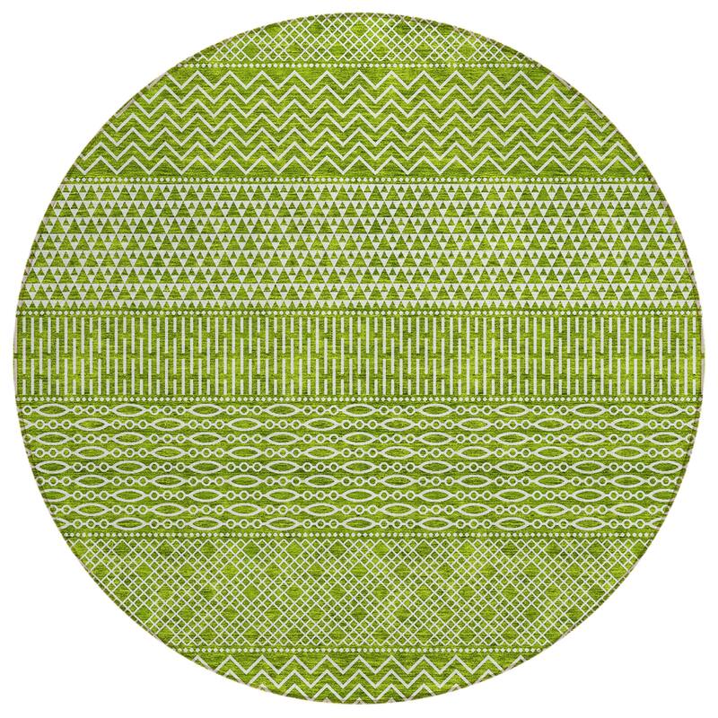 HomeRoots Chevron Modern Rectangle Outdoor Rug