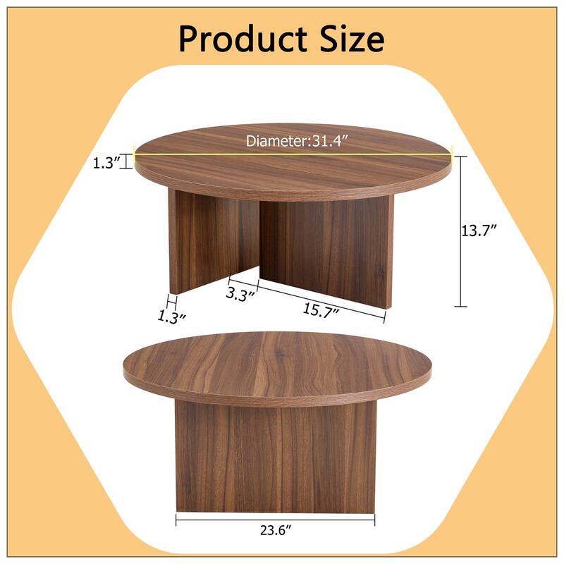 Round Coffee Table for Diverse Interior Styles