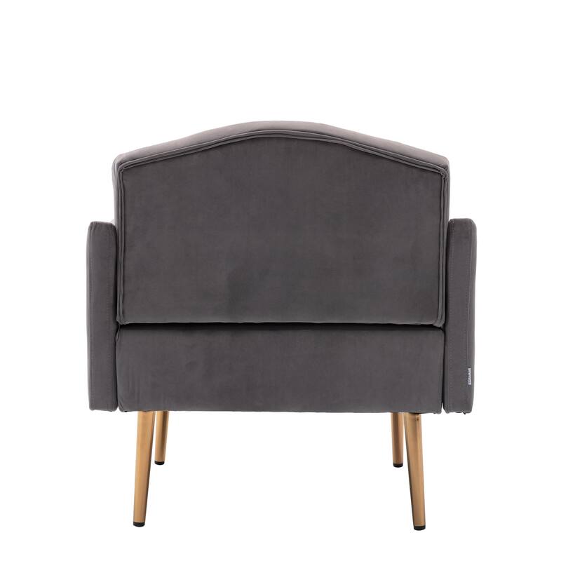 Tufted Decorative Fabric Armchair