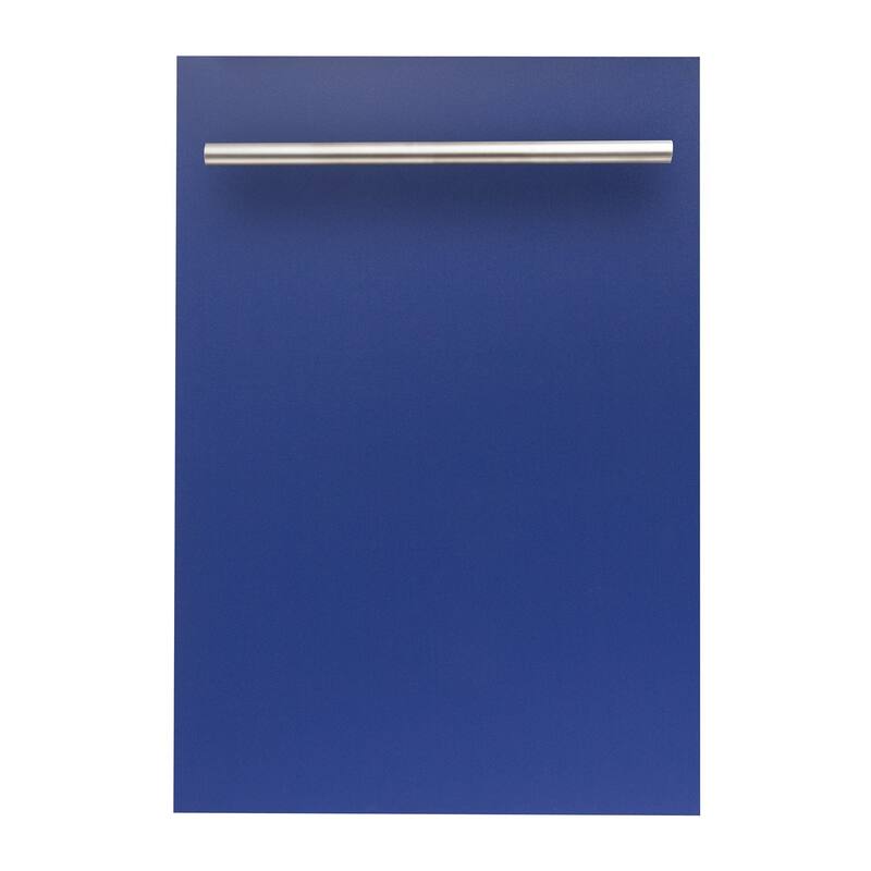 18" Compact Top Control Dishwasher with Stainless Steel Tub, 40dBa - Modern Handle - Blue Matte