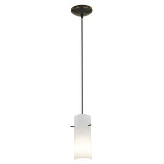 Access Lighting Cylinder Bronze Integrated LED Cord Pendant