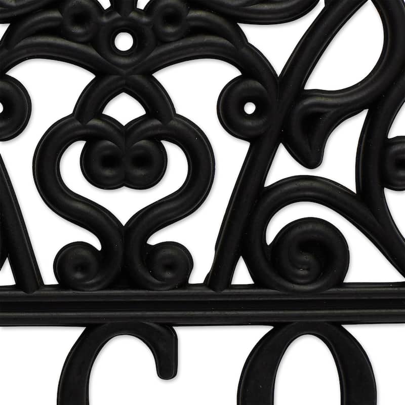 DII Scroll Pin Rubber Doormat
