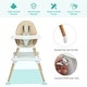 preview thumbnail 9 of 41, Costway 5-in-1 Baby High Chair Infant Wooden Convertible Chair - 24.5'' x 24.5'' x 39.5''