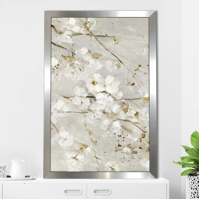 "Soft Spring Blossoms (Vertical)" by Sally Swatland Print on Acrylic