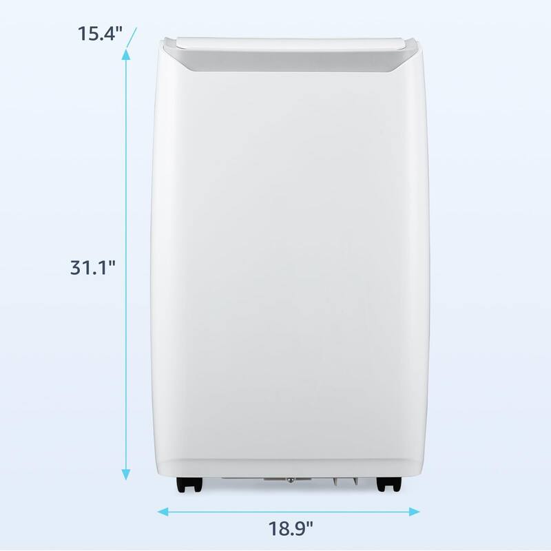 14,000 BTU Air Conditioner-Compact Home A/C Cooling Unit with Built-in Dehumidifier & Fan Modes, Includes Window Mount Kit
